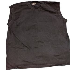 🆓 GWP Fruit of the Loom Men's 2XL Black Sleeveless Tee